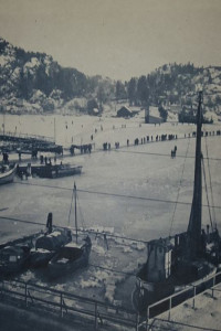 Bilde av På isen over til Framnes